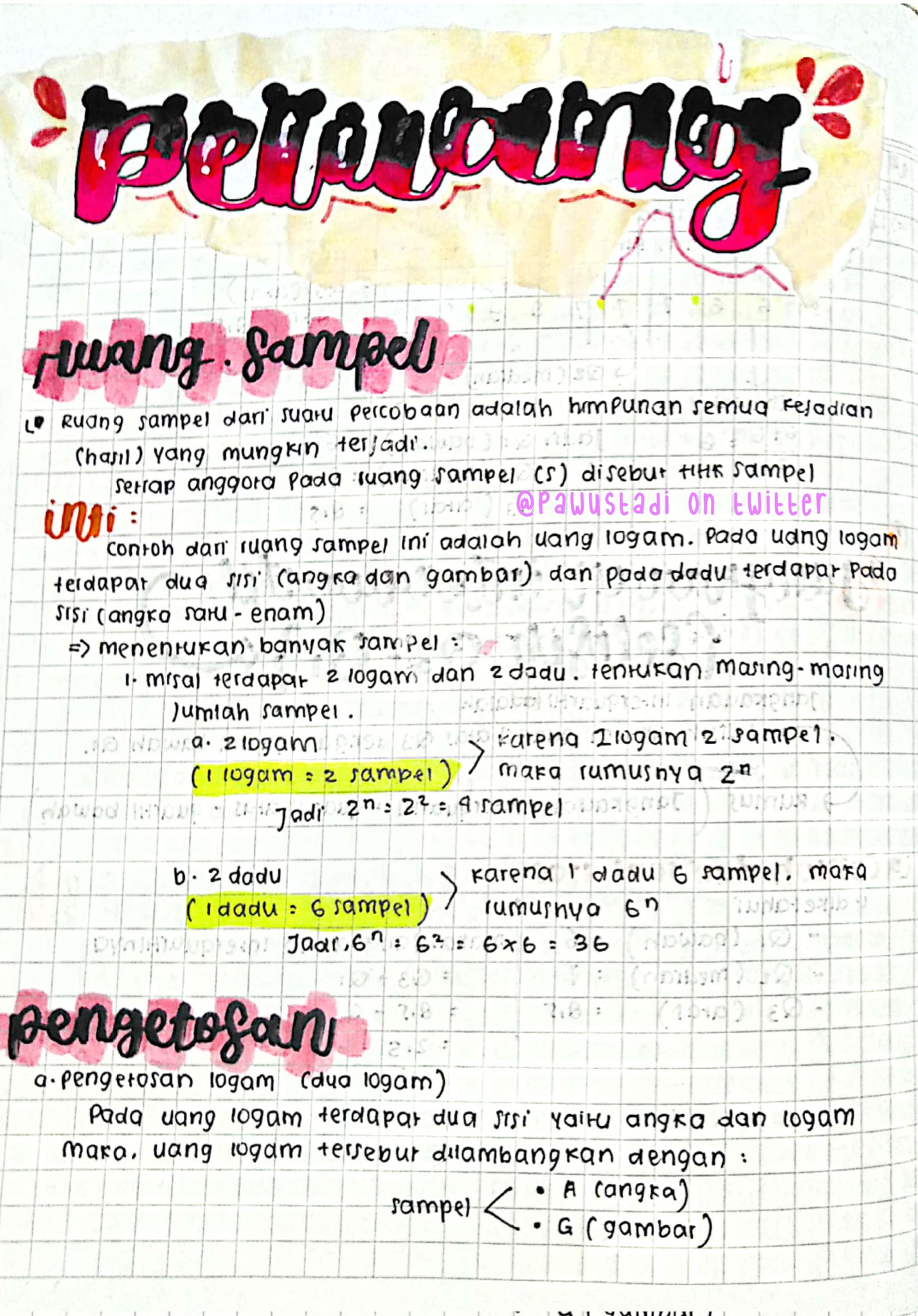 Peluang – Matematika Kelas 9