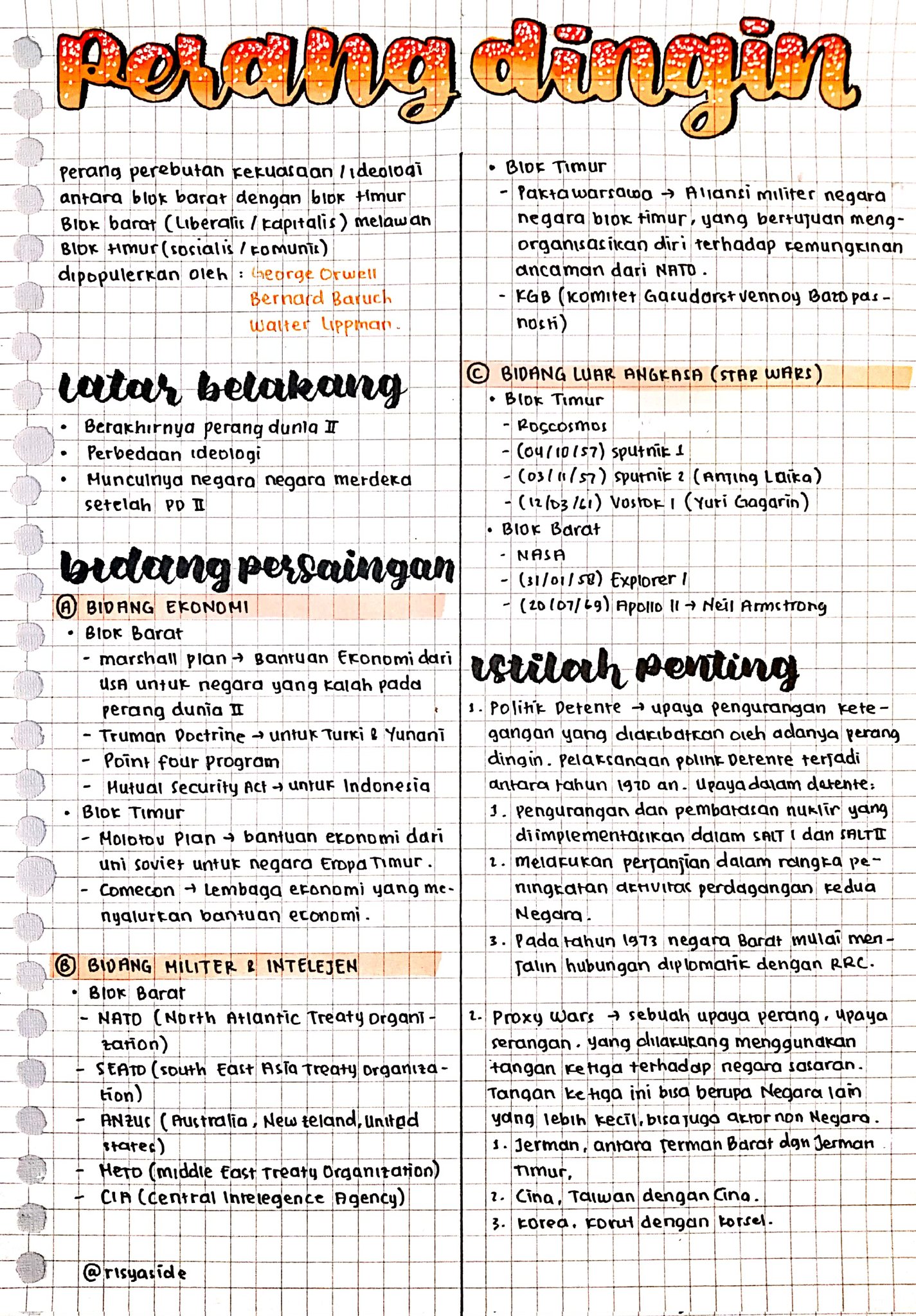 Perang Dingin Sejarah Kelas 12