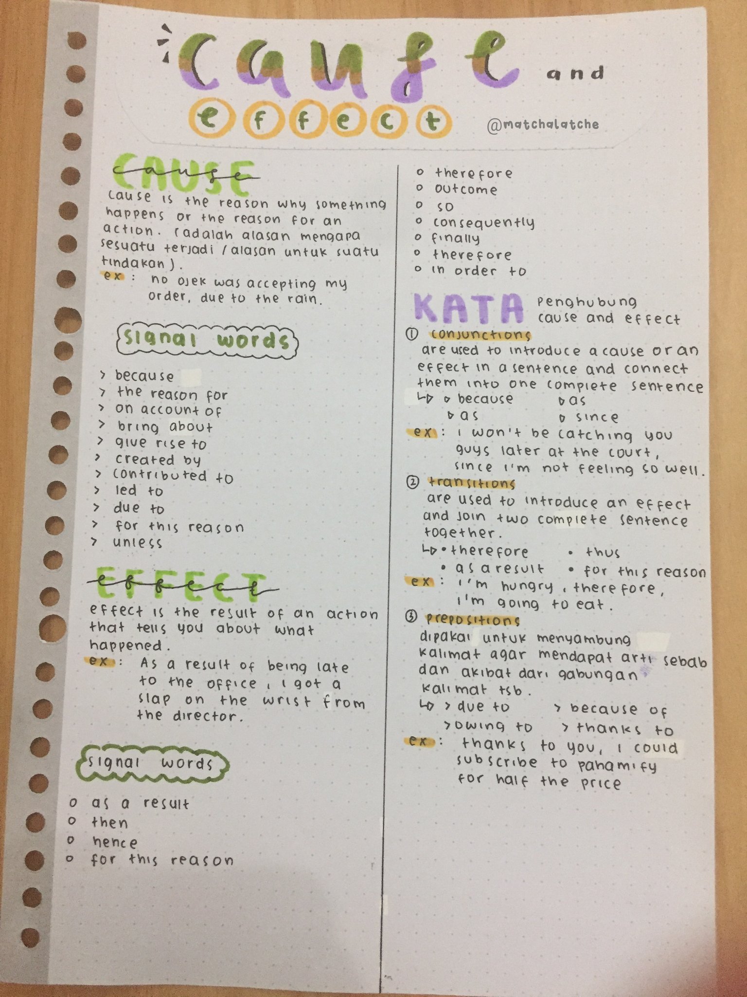 Cause and Effect – Bahasa Inggris Kelas 11