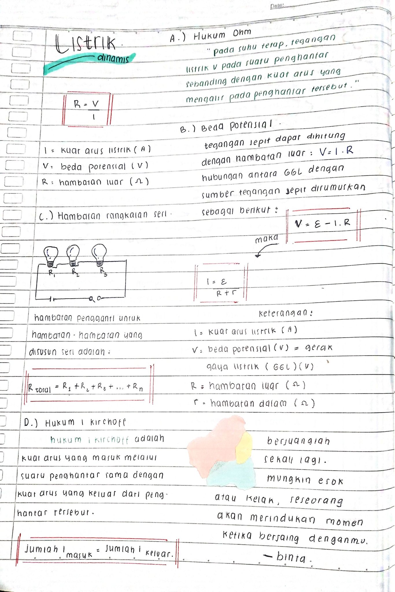 Listrik Dinamis – Ilmu Pengetahuan Alam Kela