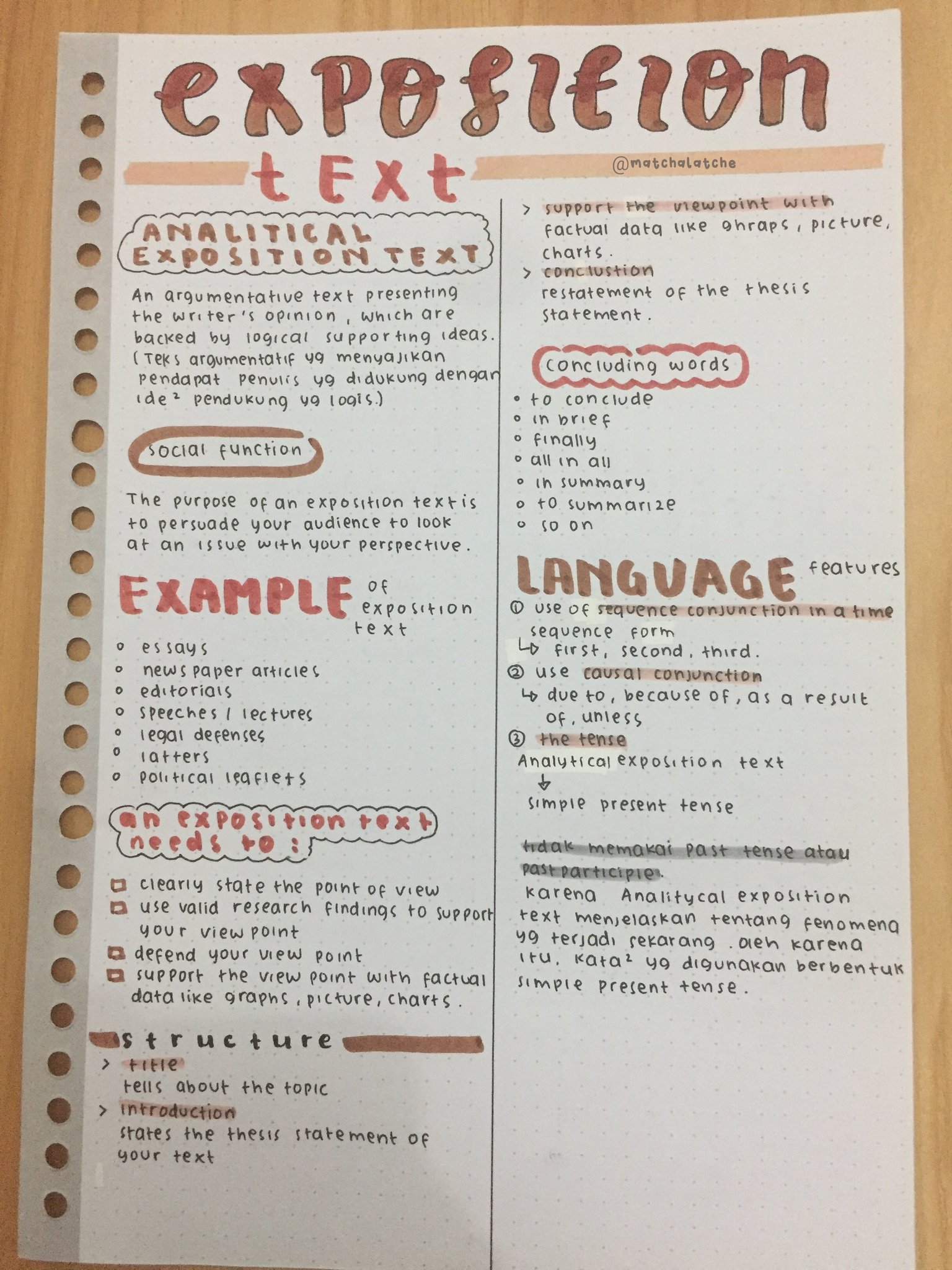Exposition Text English Kelas 11