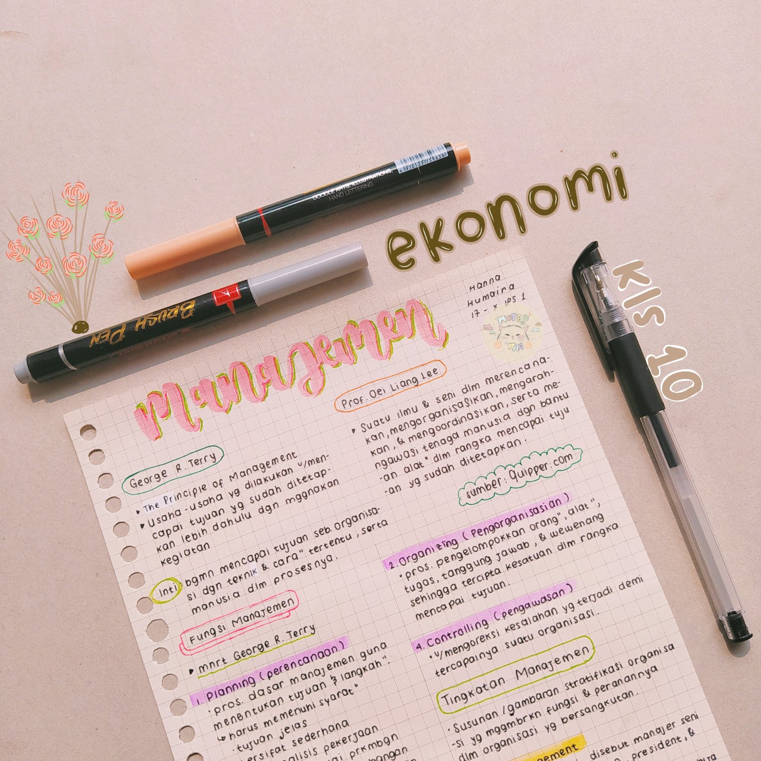 Manajemen – Ekonomi Kelas 10