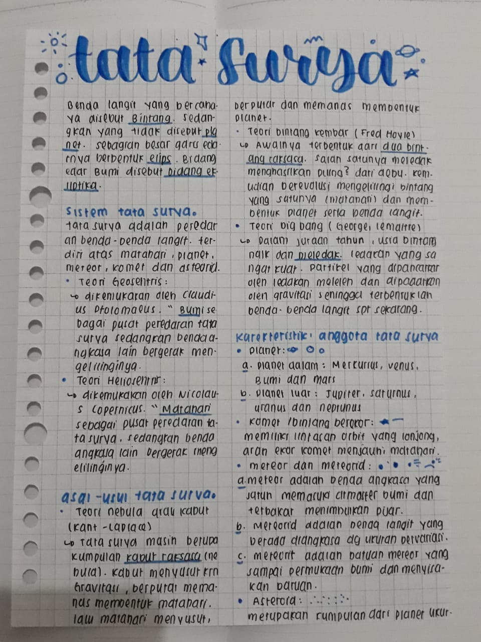 Tata Surya Kelas 7