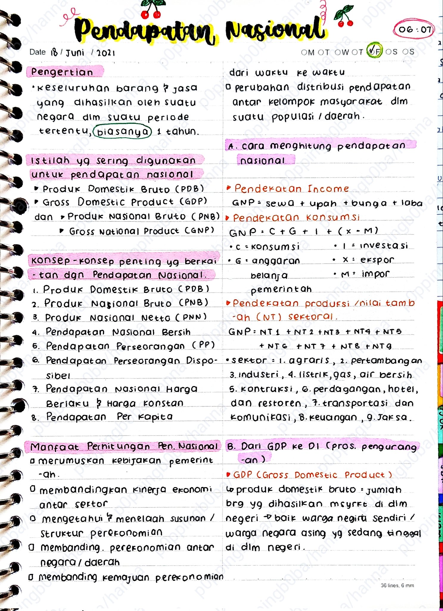 Pendapatan Nasional – Ekonomi Kelas 11