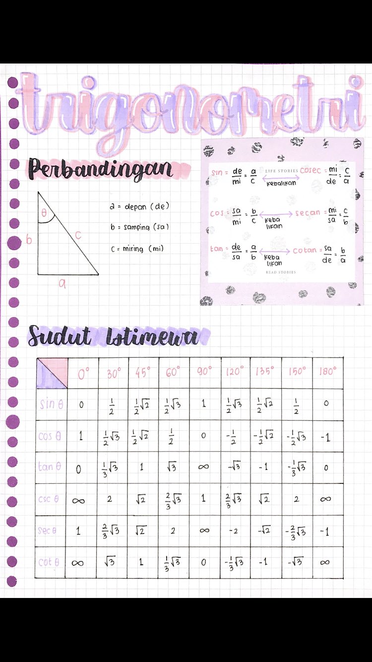 Trigonometri Matematika Kelas 10
