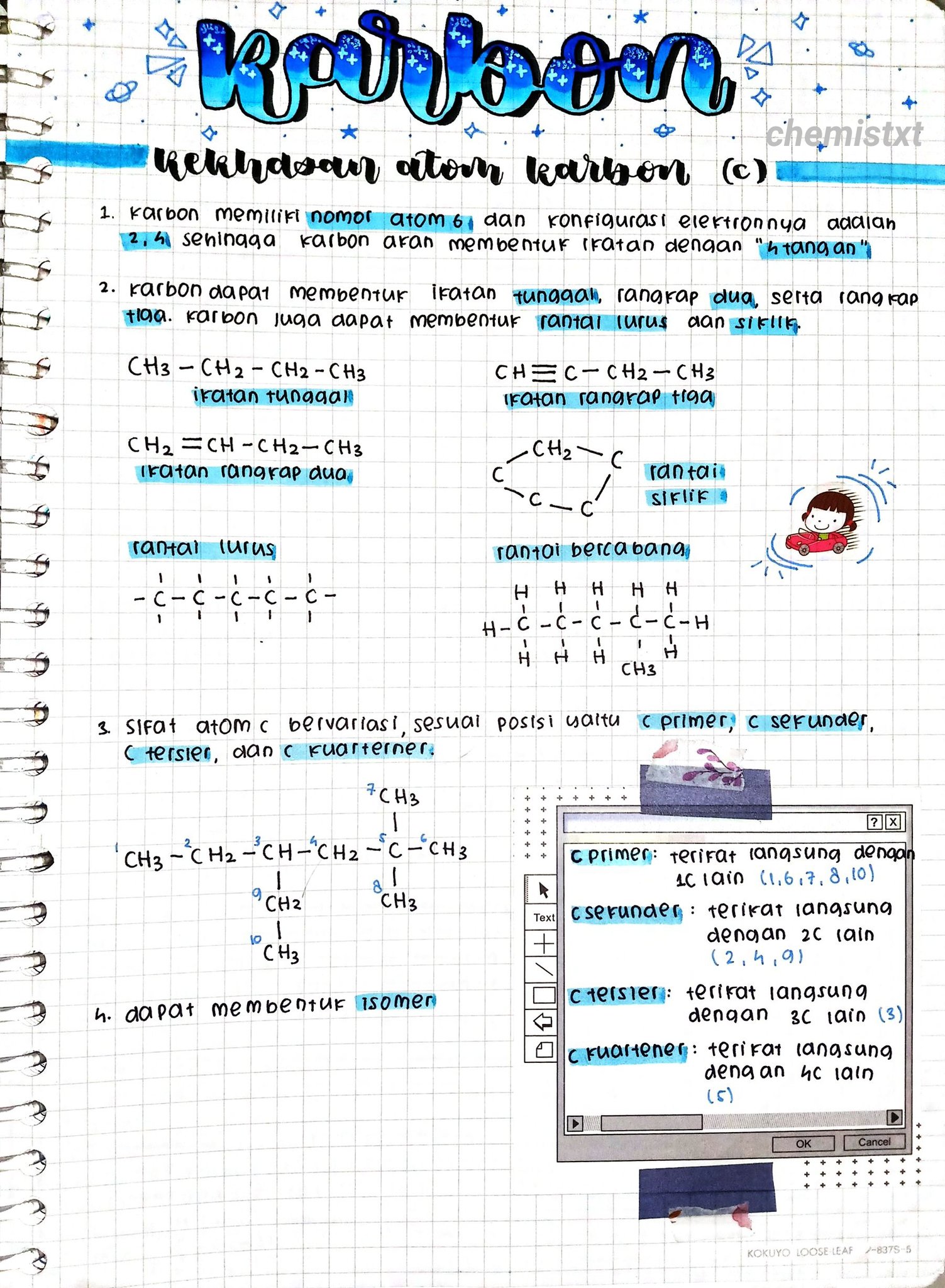 Hidrokarbon dan Karbon Kimia Kelas 11