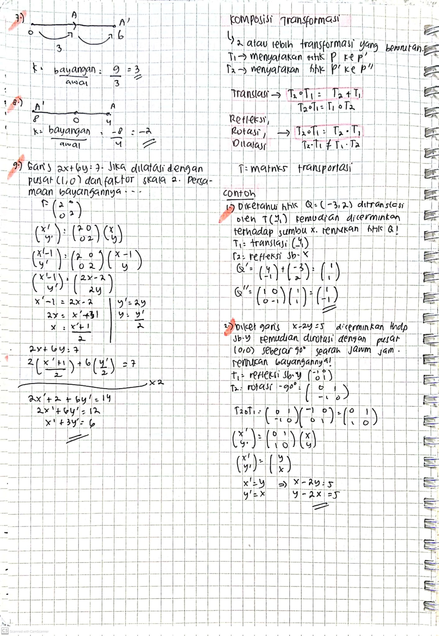 Transformasi Geometri Kelas 11 - halaman 3