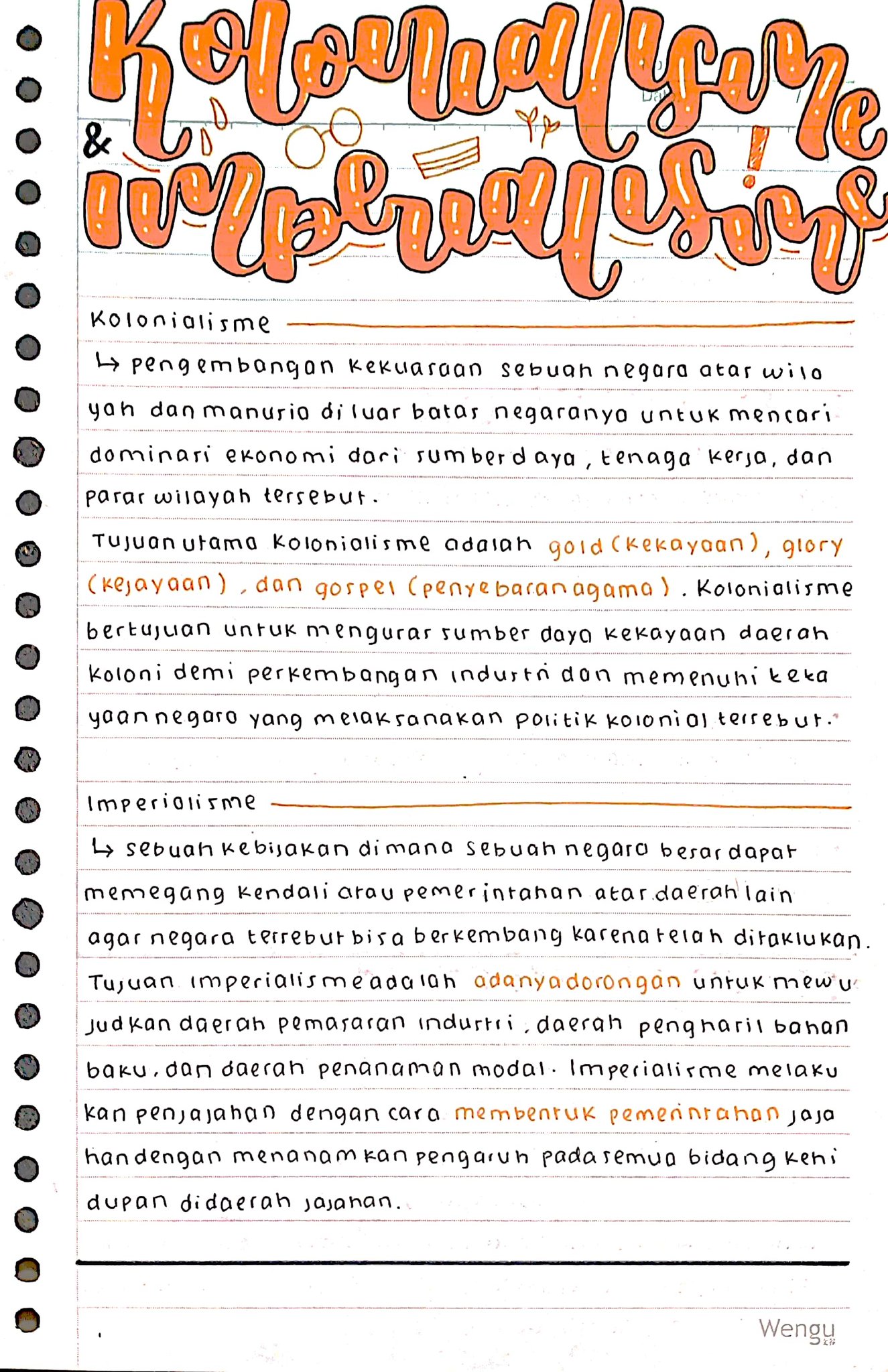 Kolonialisme dan Imperialisme Kelas 10