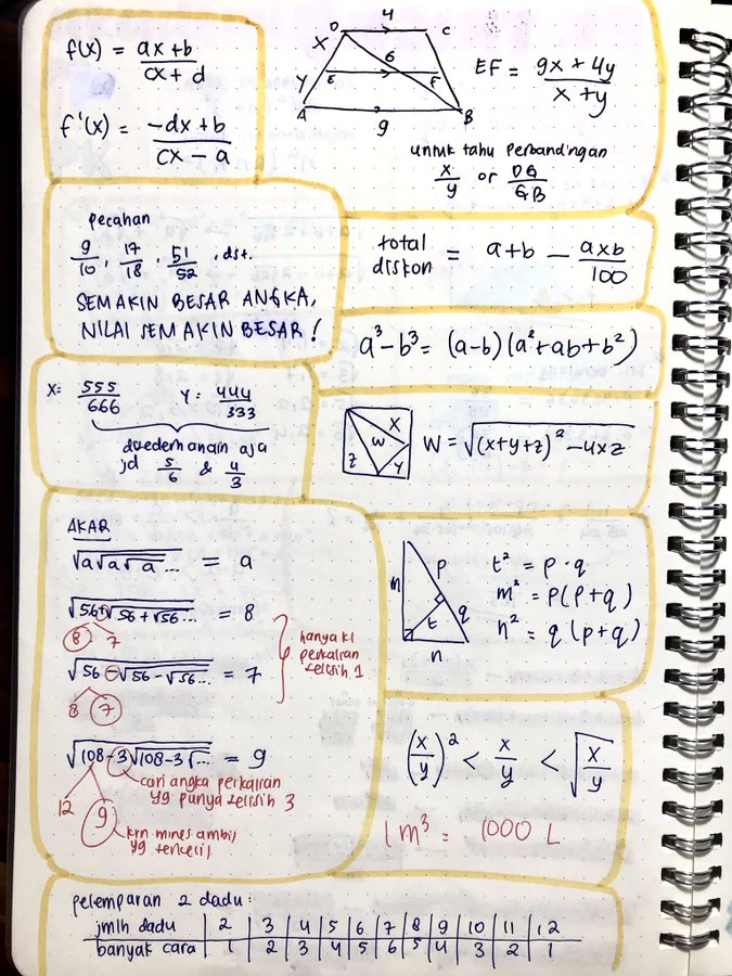 Kumpulan Rumus Matematika - halaman 3