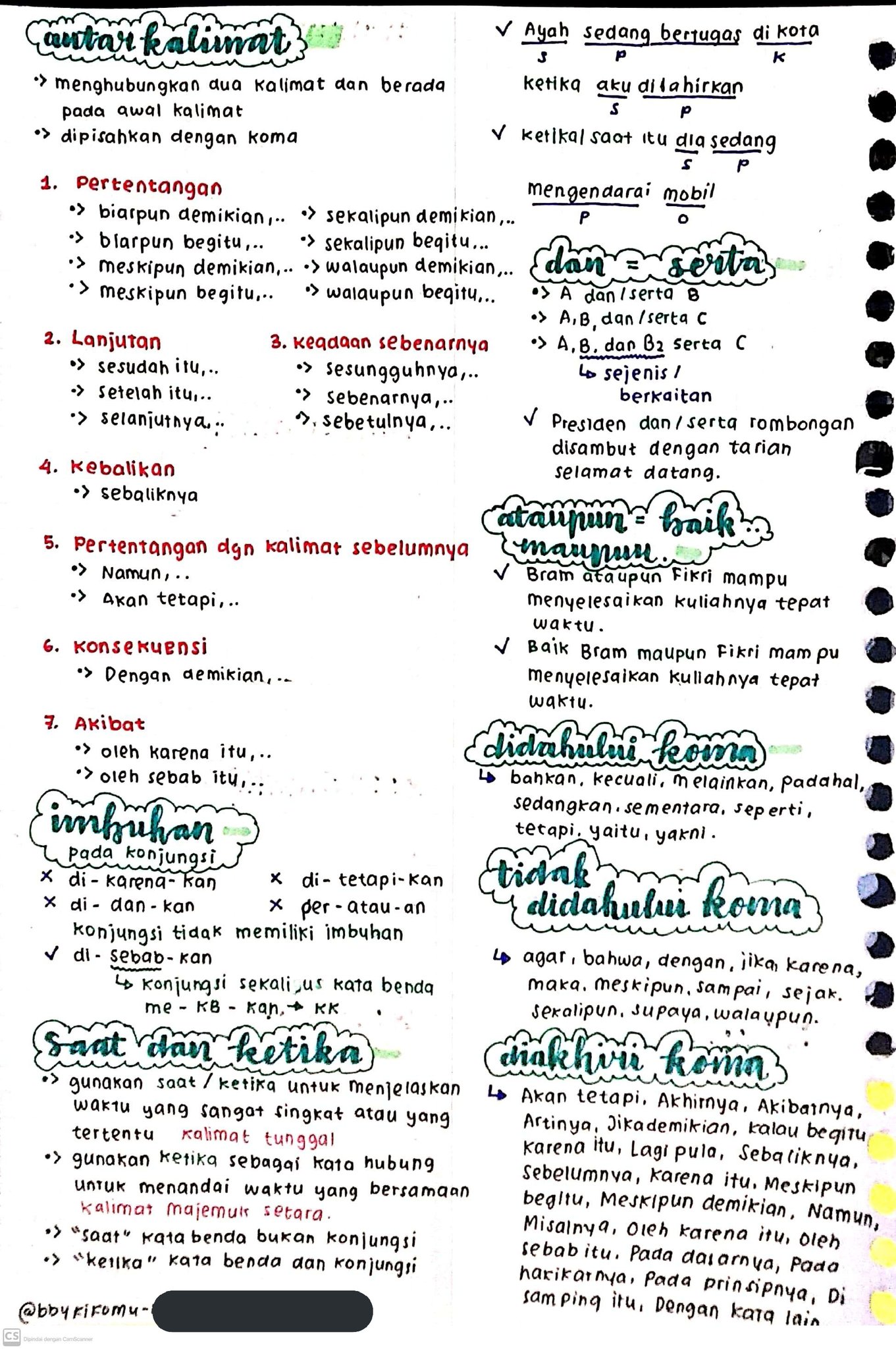 Materi Bahasa Indonesia – Konjungsi - halaman 2