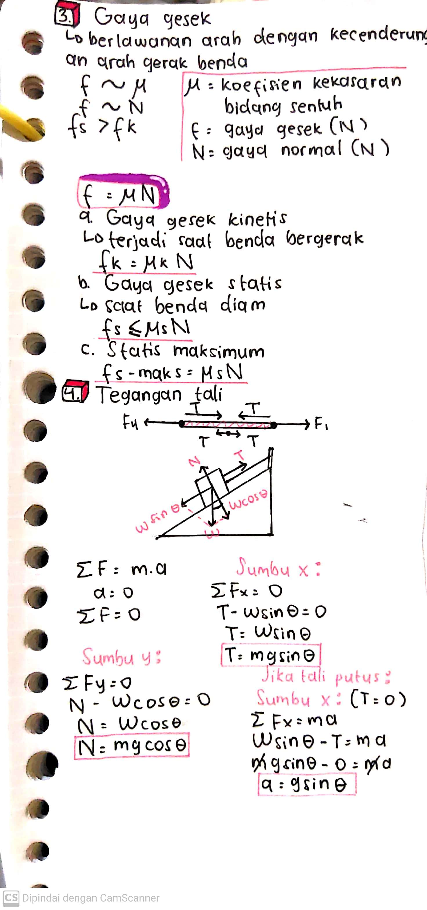 Kelas 10 Fisika Hukum Gerak Newton - halaman 2
