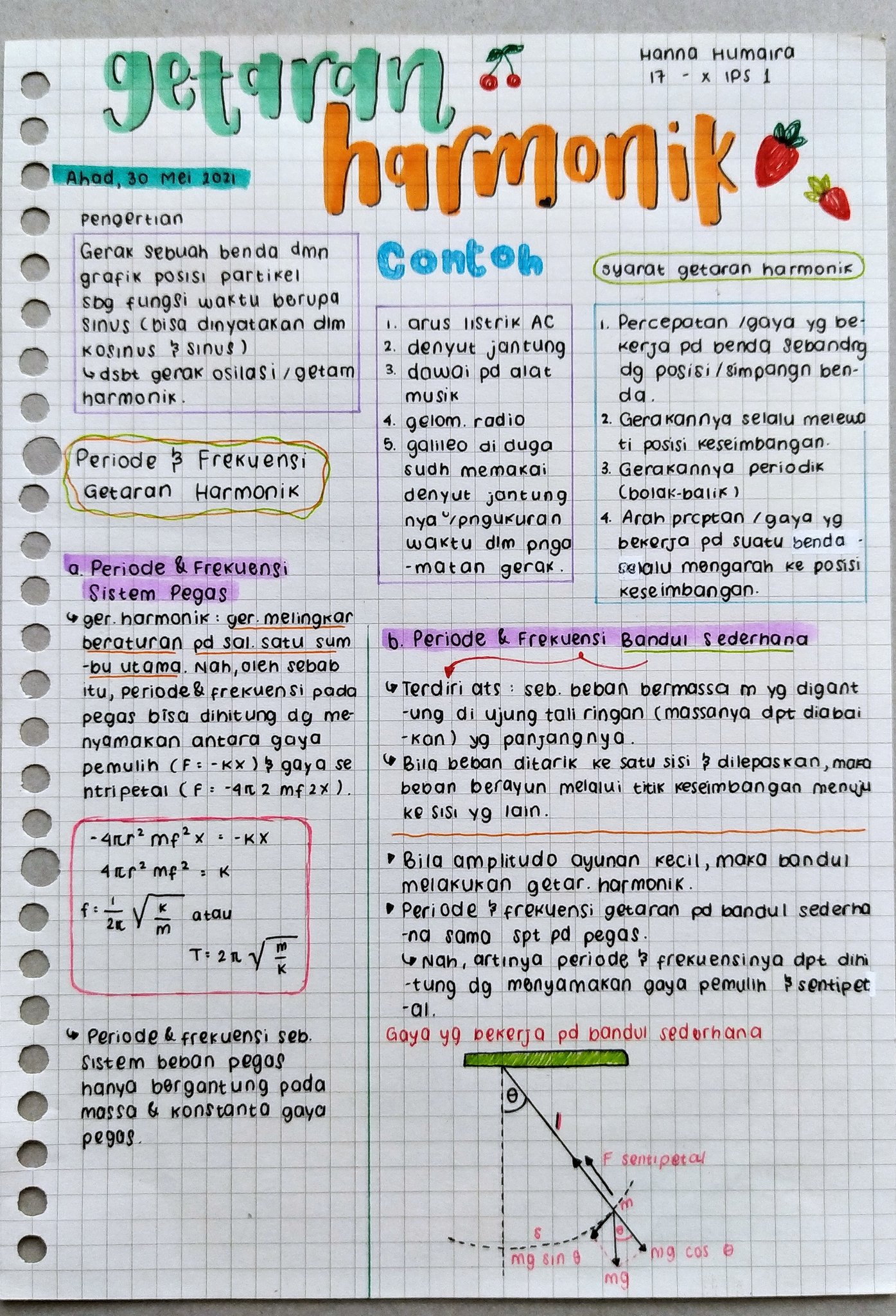 Fisika: Getaran Harmonik Kelas 11