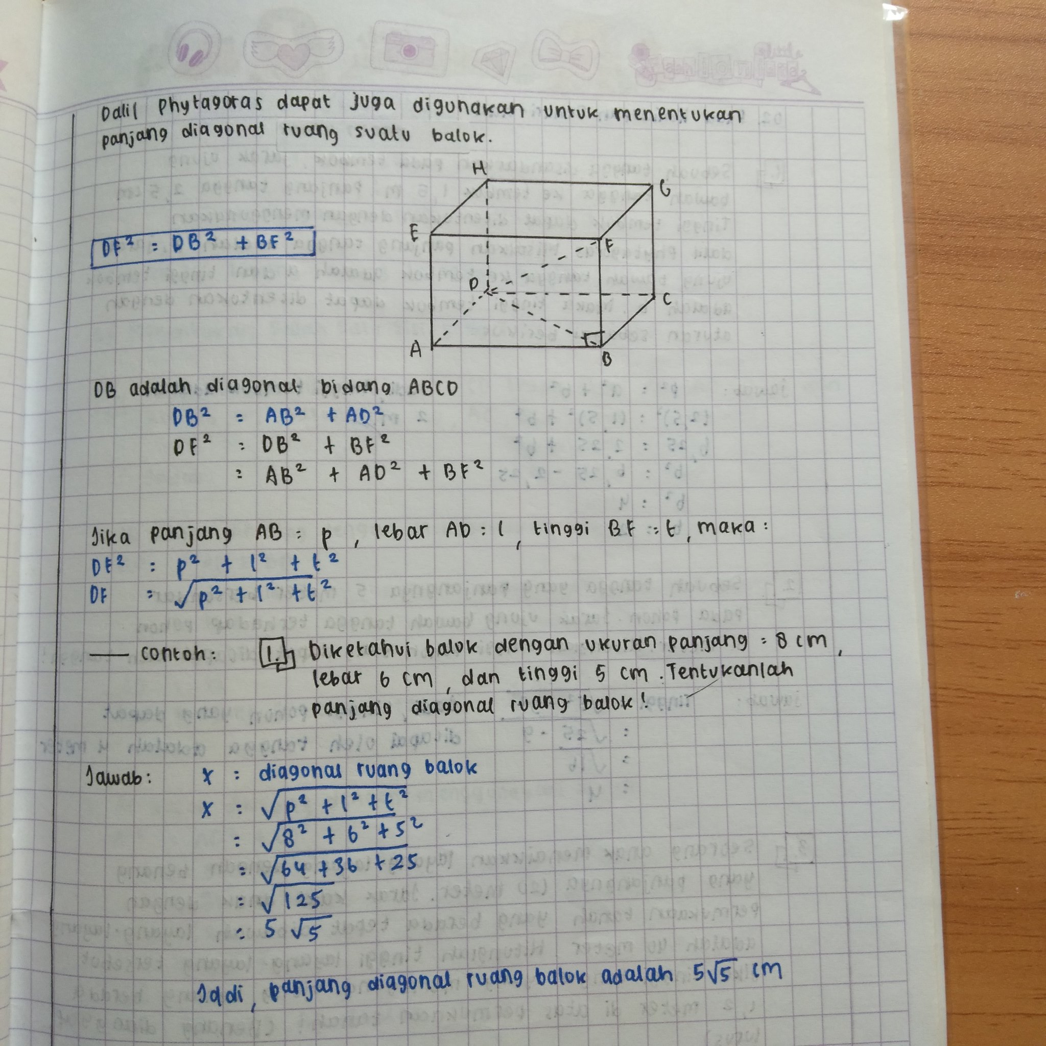 Matematika: Penerapan Dalil Pythagoras Kelas 8 - halaman 2