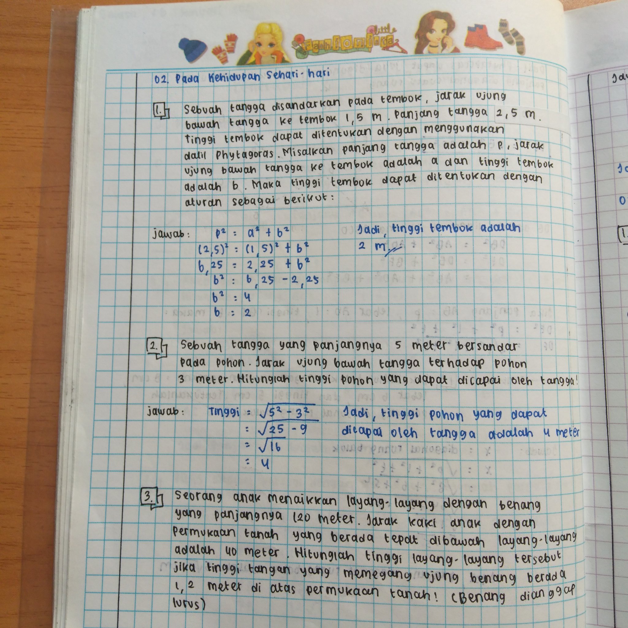 Matematika: Penerapan Dalil Pythagoras Kelas 8 - halaman 3