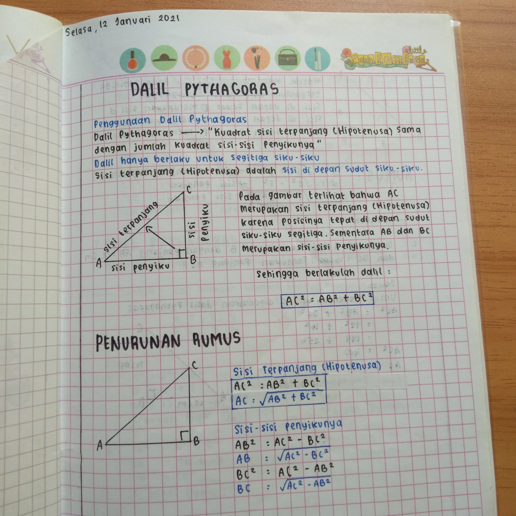 Matematika: Dalil Pythagoras Kelas 8