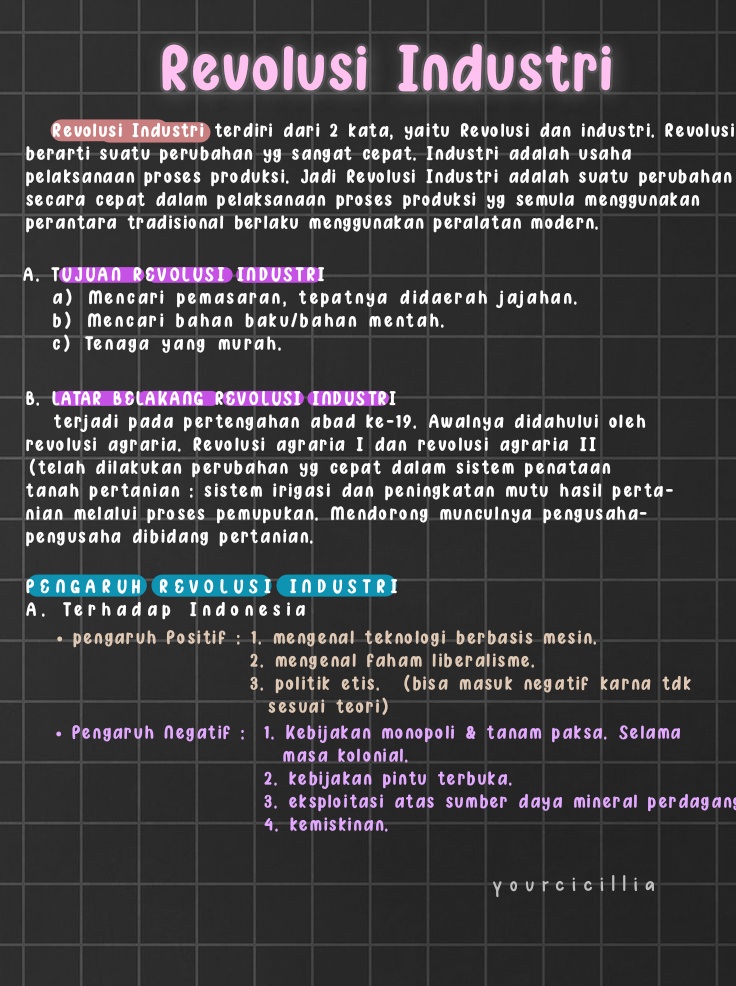 Materi Revolusi Industri Kelas 11