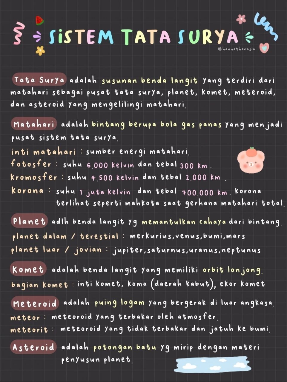 Sistem Tata Surya Kelas 7