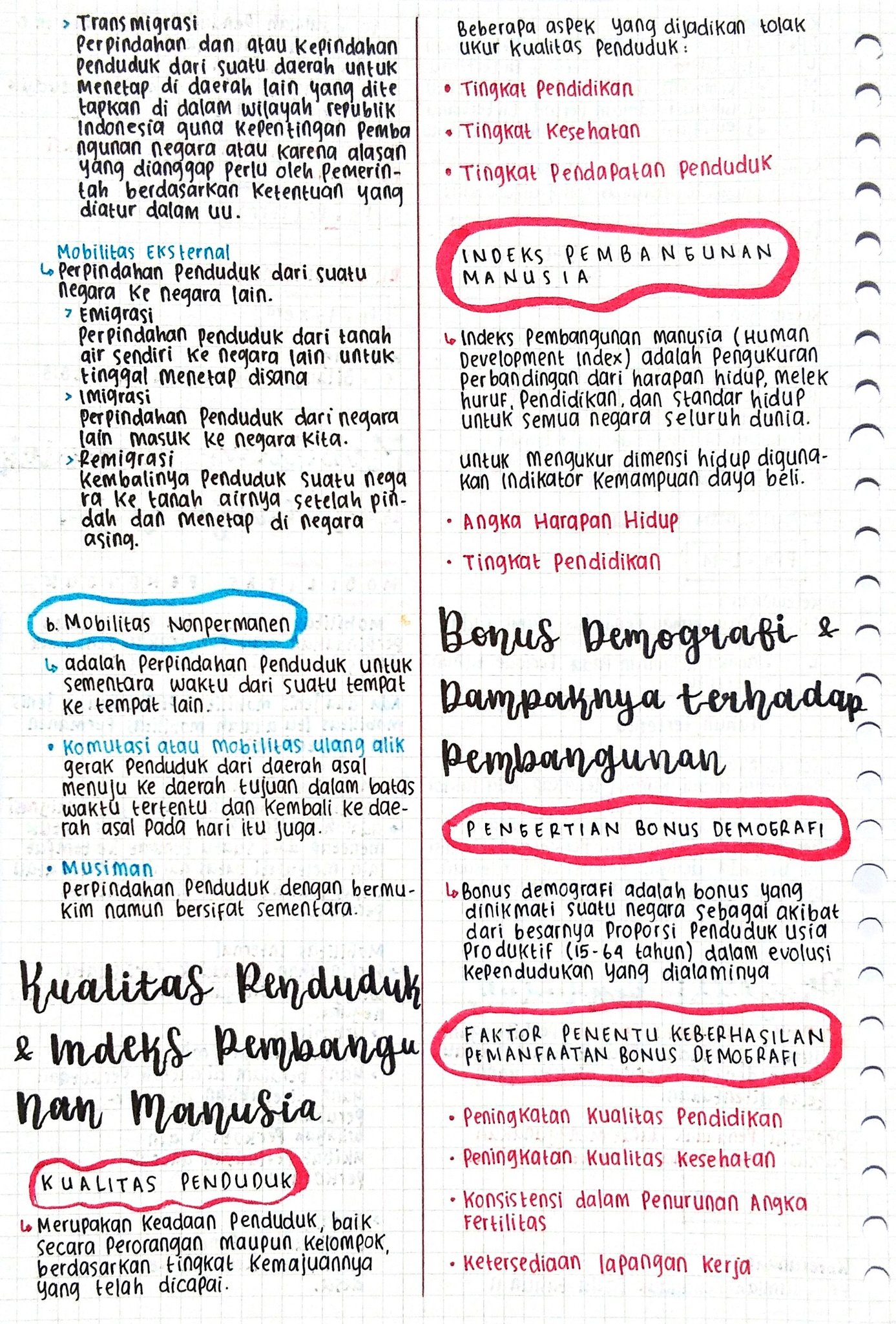 Kependudukan dan Perancangan Pembangunan Kelas 11 - halaman 4