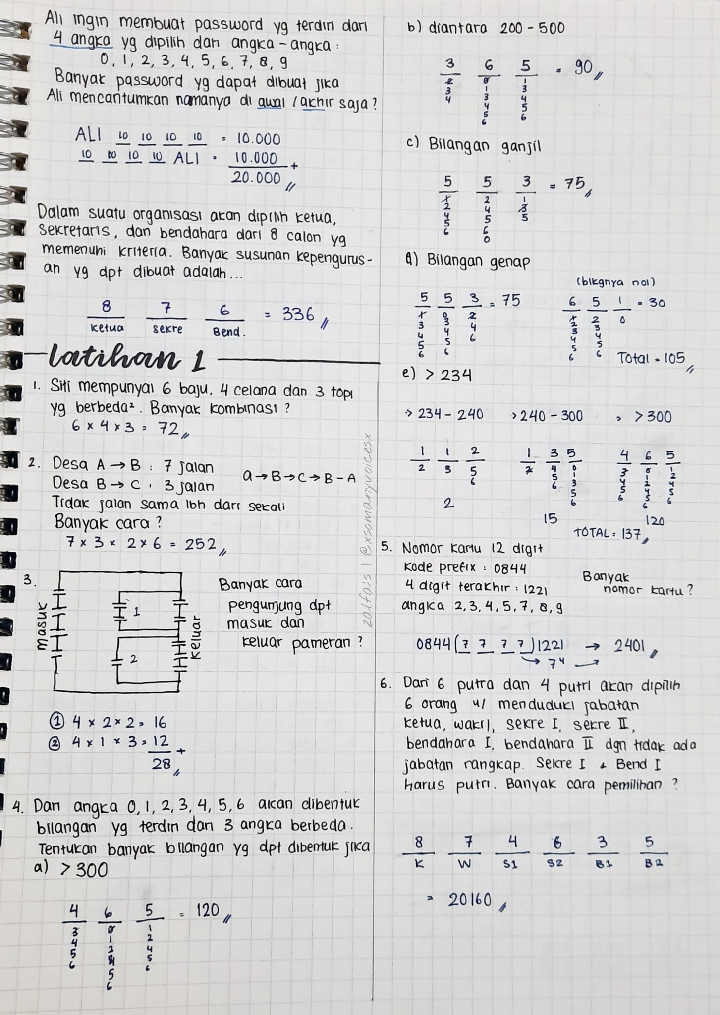 Aturan Pencacahan Kelas 12 - halaman 2