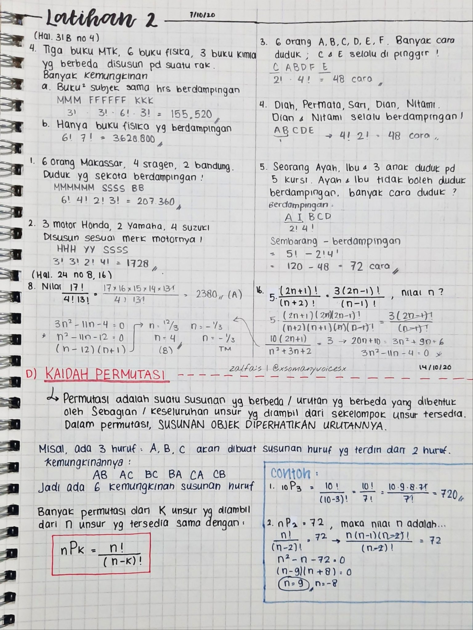 Aturan Pencacahan Kelas 12 - halaman 4