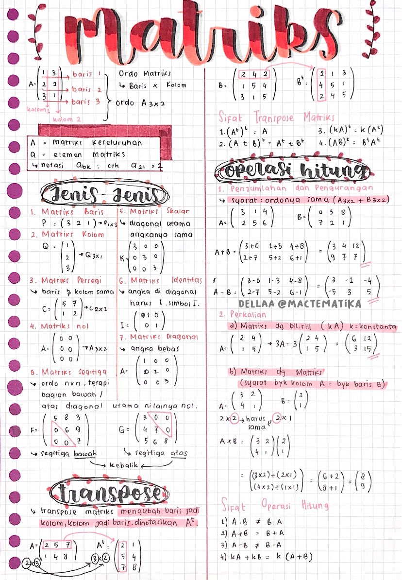 Matriks Kelas 11