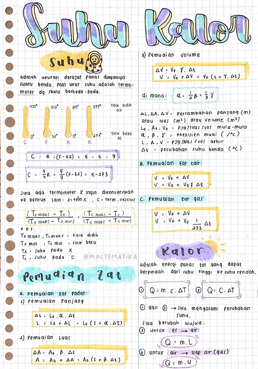 Suhu Kalor Fisika Kelas 11