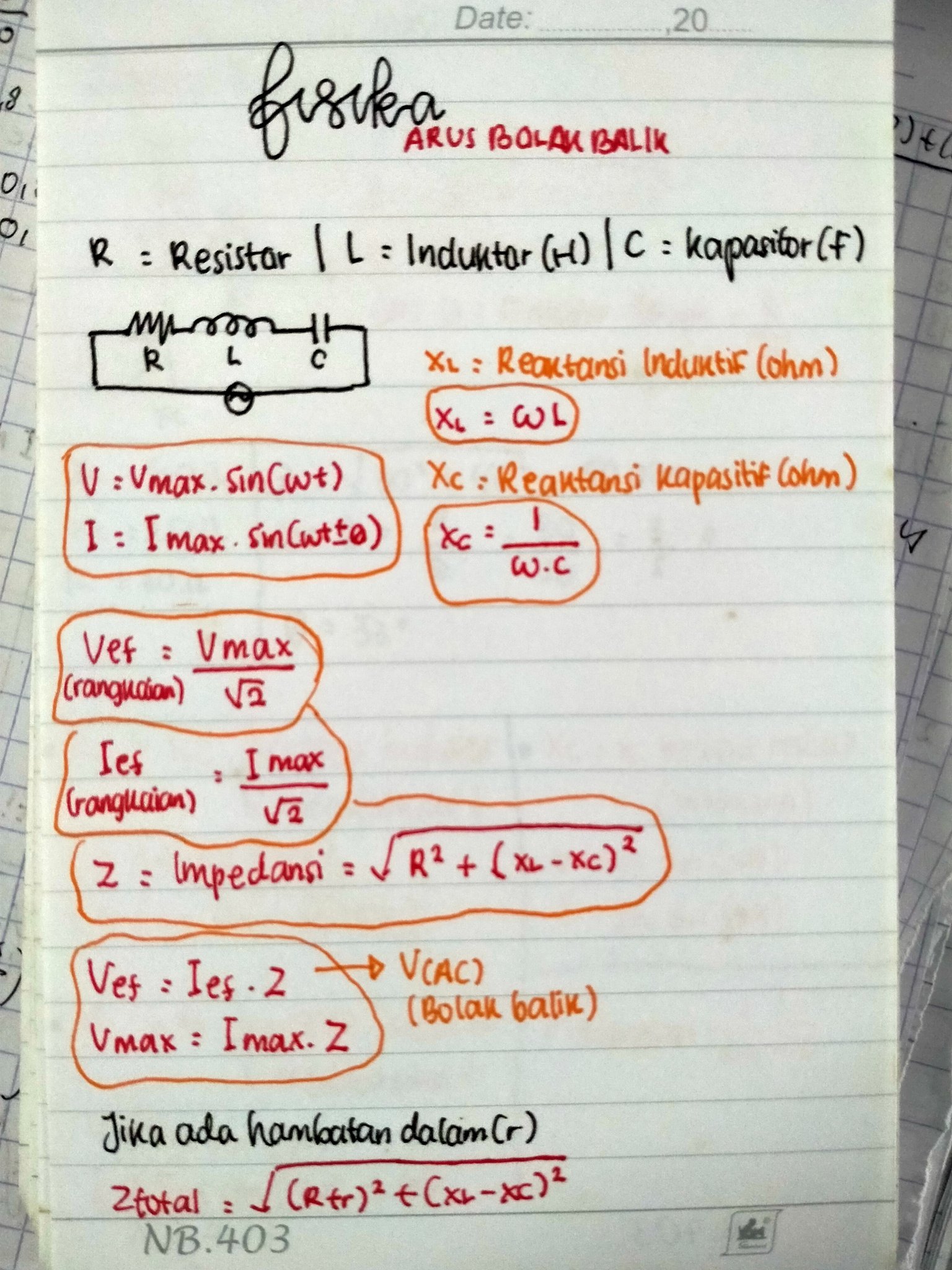 Materi Arus Bolak Balik – Kelas 12