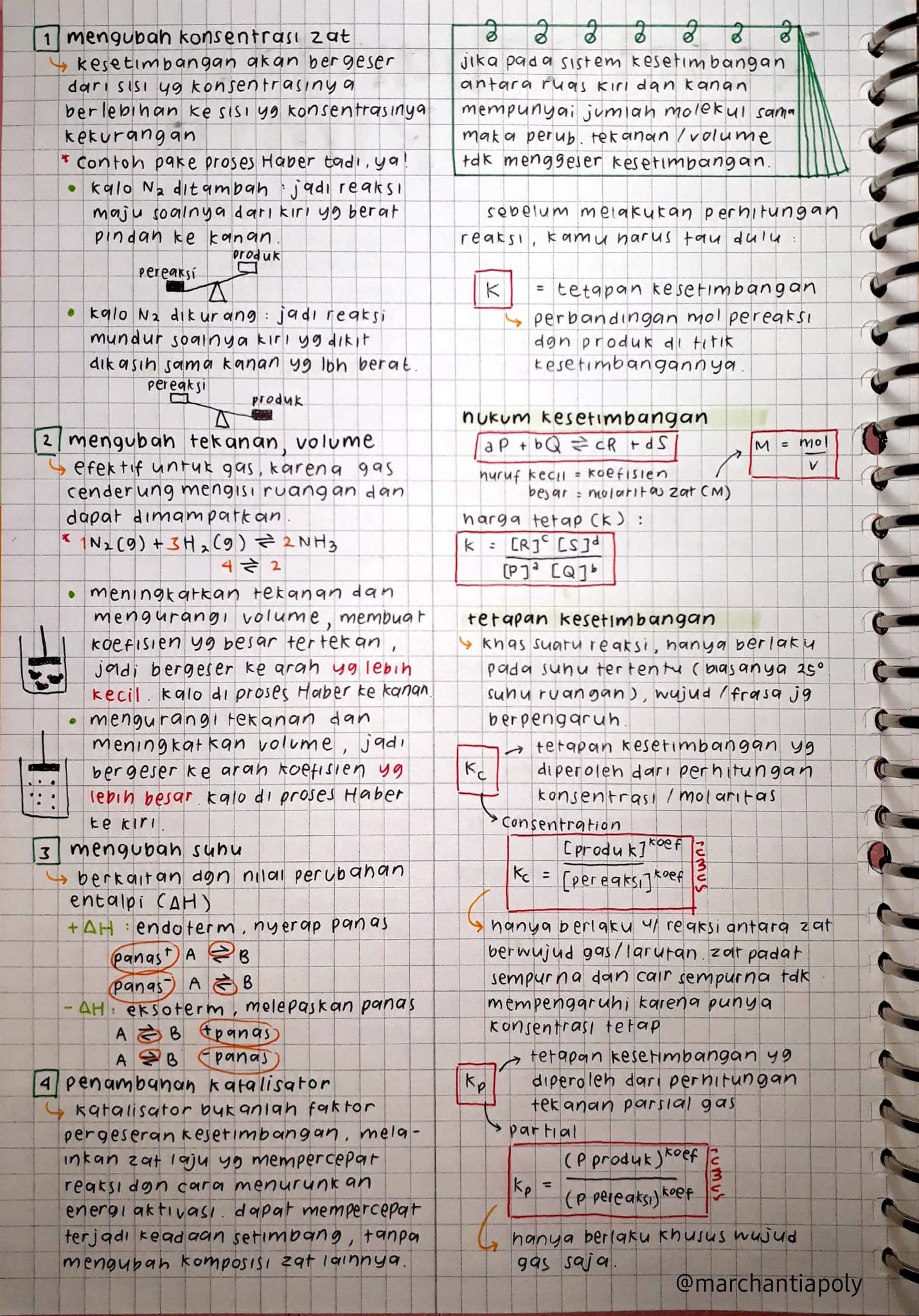 Kesetimbangan dan Pergeseran Kimia Kelas 11 - halaman 2